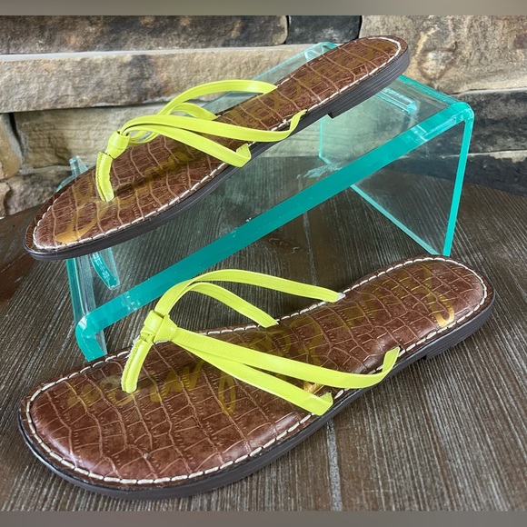 Sam Edelman Shoes - Sam Edelman Flip Flops Lime Green